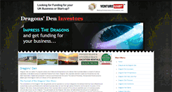 Desktop Screenshot of dragonsdeninvestors.com